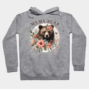 Floral Mama Bear Hoodie